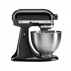 KitchenAid Classic Series 4.5 Quart Tilt-Head Stand Mixer K45SS, Onyx Black