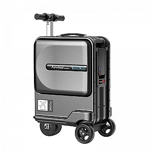 SE3miniT 20 Inch Electrical Riding On Suitcases Luggage Scooters Carry On Smart Luggage (black)